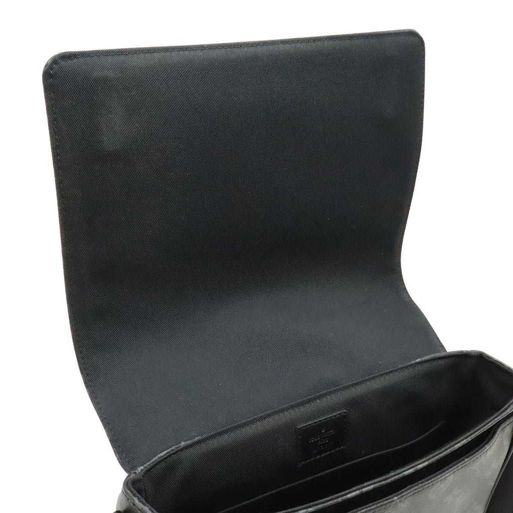 Louis Vuitton Monogram Eclipse District PM Messenger Bag Black Gray — view 6