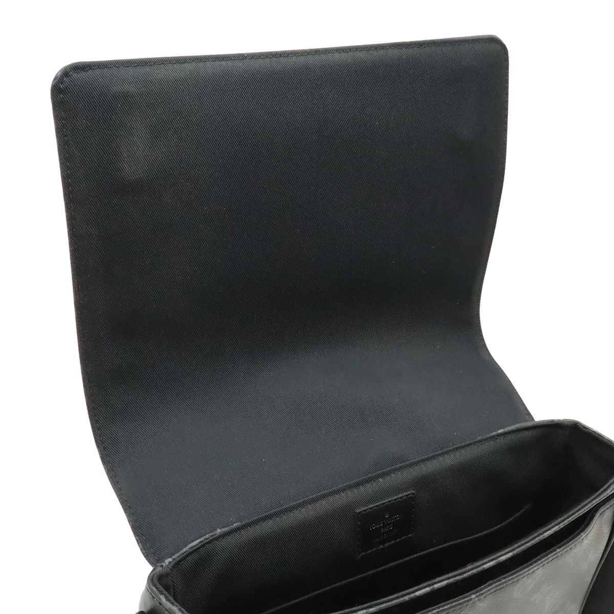 Louis Vuitton Monogram Eclipse District PM Messenger Bag Black Gray — view 6