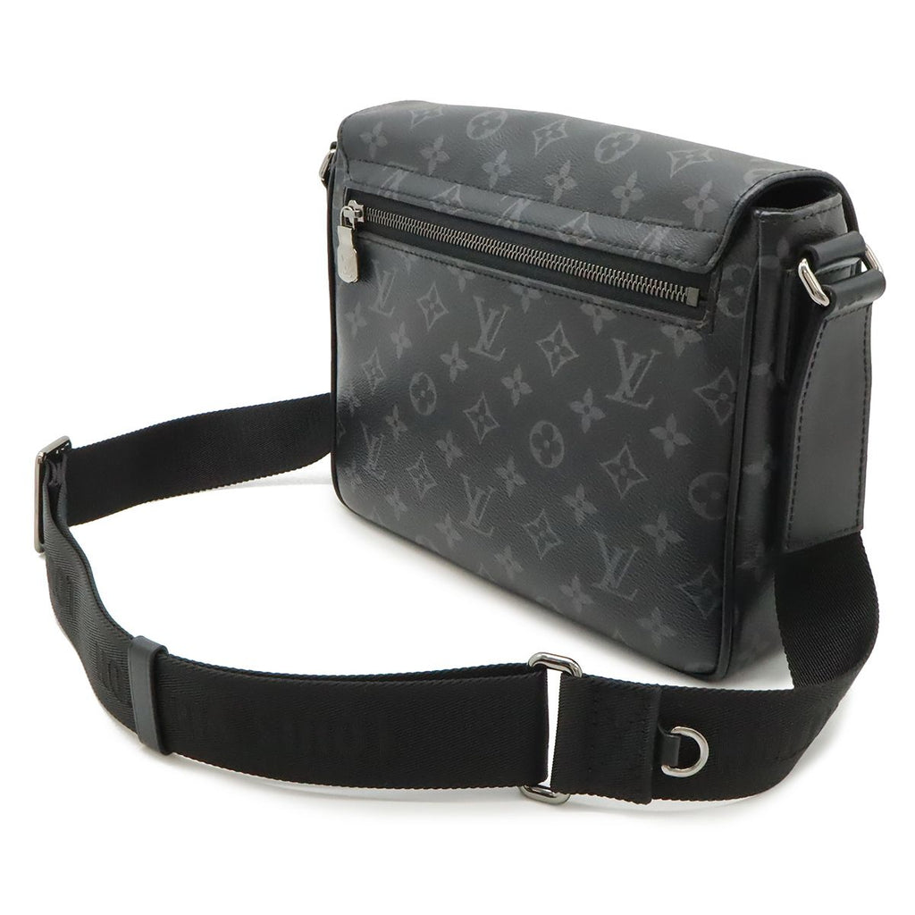 Louis Vuitton Monogram Eclipse District PM Messenger Bag Black Gray — view 2