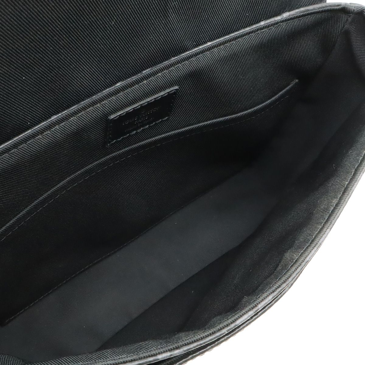 Louis Vuitton Monogram Eclipse District PM Messenger Bag Black Gray — view 7