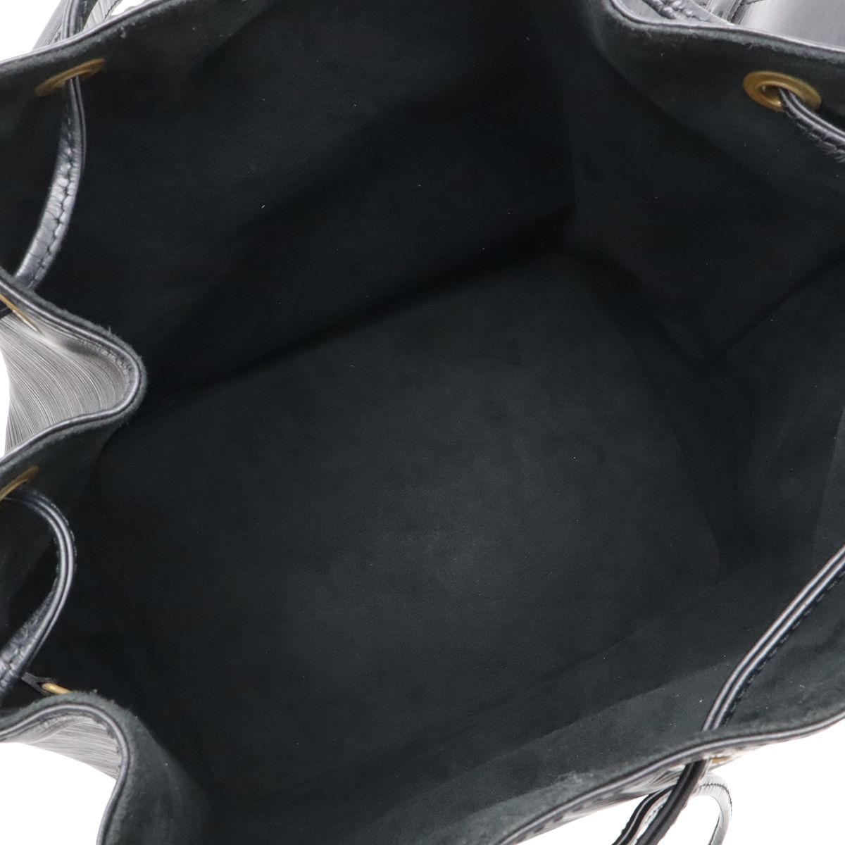 Louis Vuitton Epi Petit Noe Shoulder Bag Drawstring Noir Black — view 5