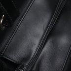 Chanel Paris Biarritz Tote PM Shoulder Bag Leather Black — view 5