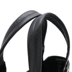 Chanel Paris Biarritz Tote PM Shoulder Bag Leather Black — view 6