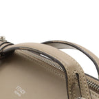 Fendi by the Way 2-Way Shoulder Bag Leather Grey Silver Greige — view 4