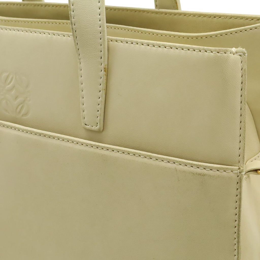 Loewe Anagram Tote 2-Way Shoulder Bag Semi Leather — view 9