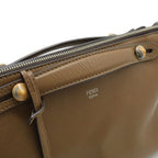 Fendi by the Way 2-Way Shoulder Bag Embossed Leather Brown — view 6