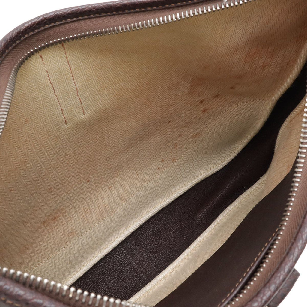 Hermes Trim 35 Shoulder Bag Buffalo Amazonia Dark Brown — view 5