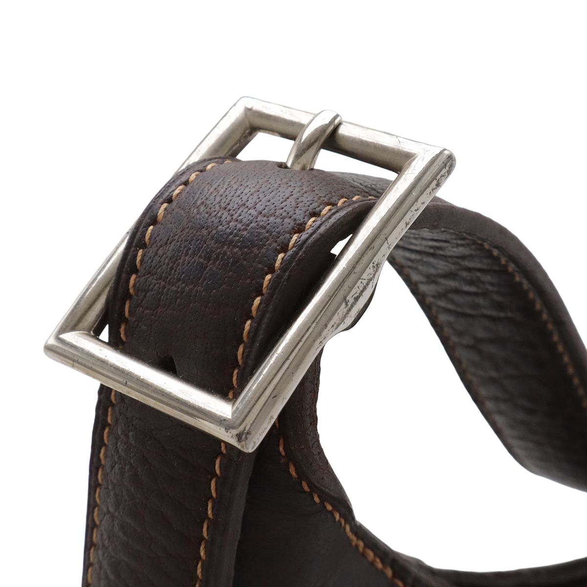 Hermes Trim 35 Shoulder Bag Buffalo Amazonia Dark Brown — view 8