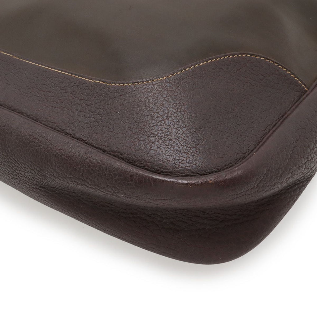 Hermes Trim 35 Shoulder Bag Buffalo Amazonia Dark Brown — view 3