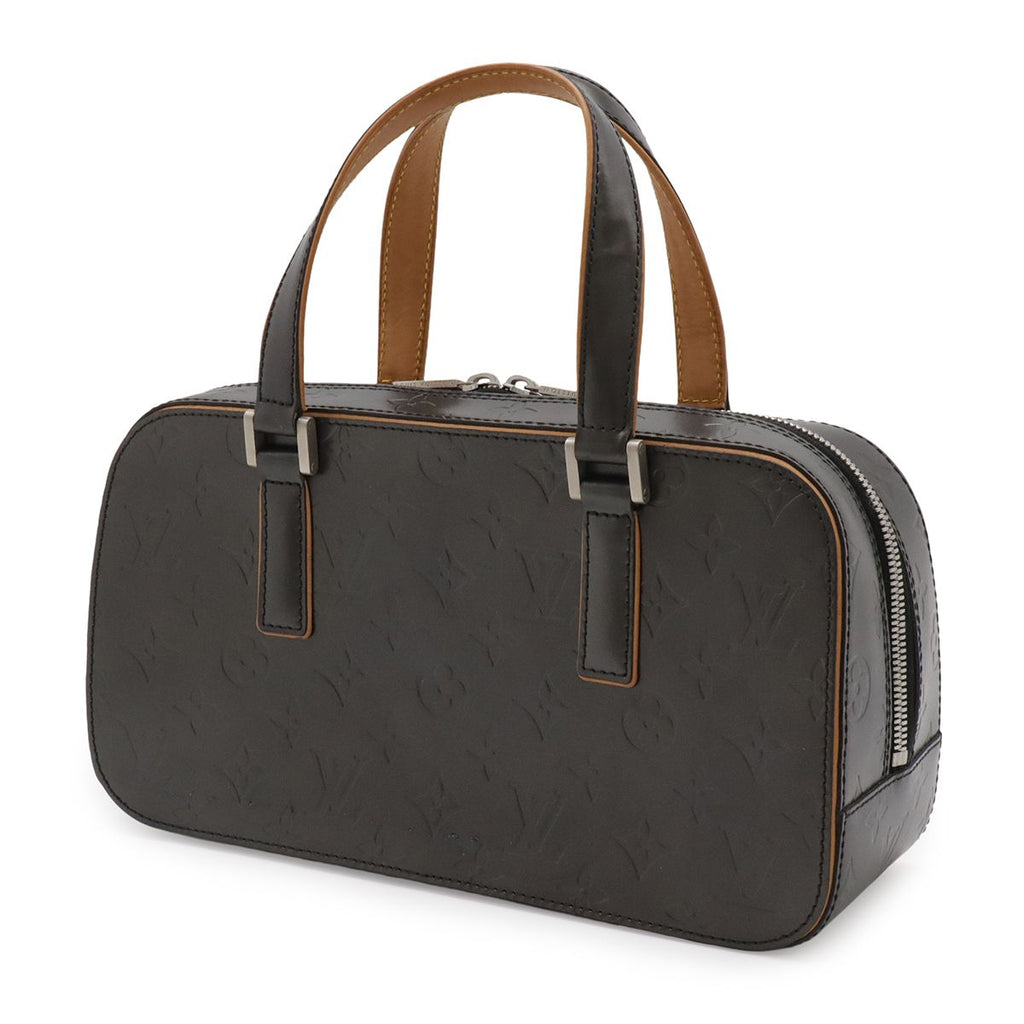 Louis Vuitton Monogram Matte Shelton Handbag Noir Black — view 2