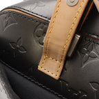 Louis Vuitton Monogram Matte Shelton Handbag Noir Black — view 8