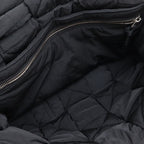 Bottega Veneta Maxi Intrecciato Padded Tech Cassette Shoulder Bag Nylon Black — view 5