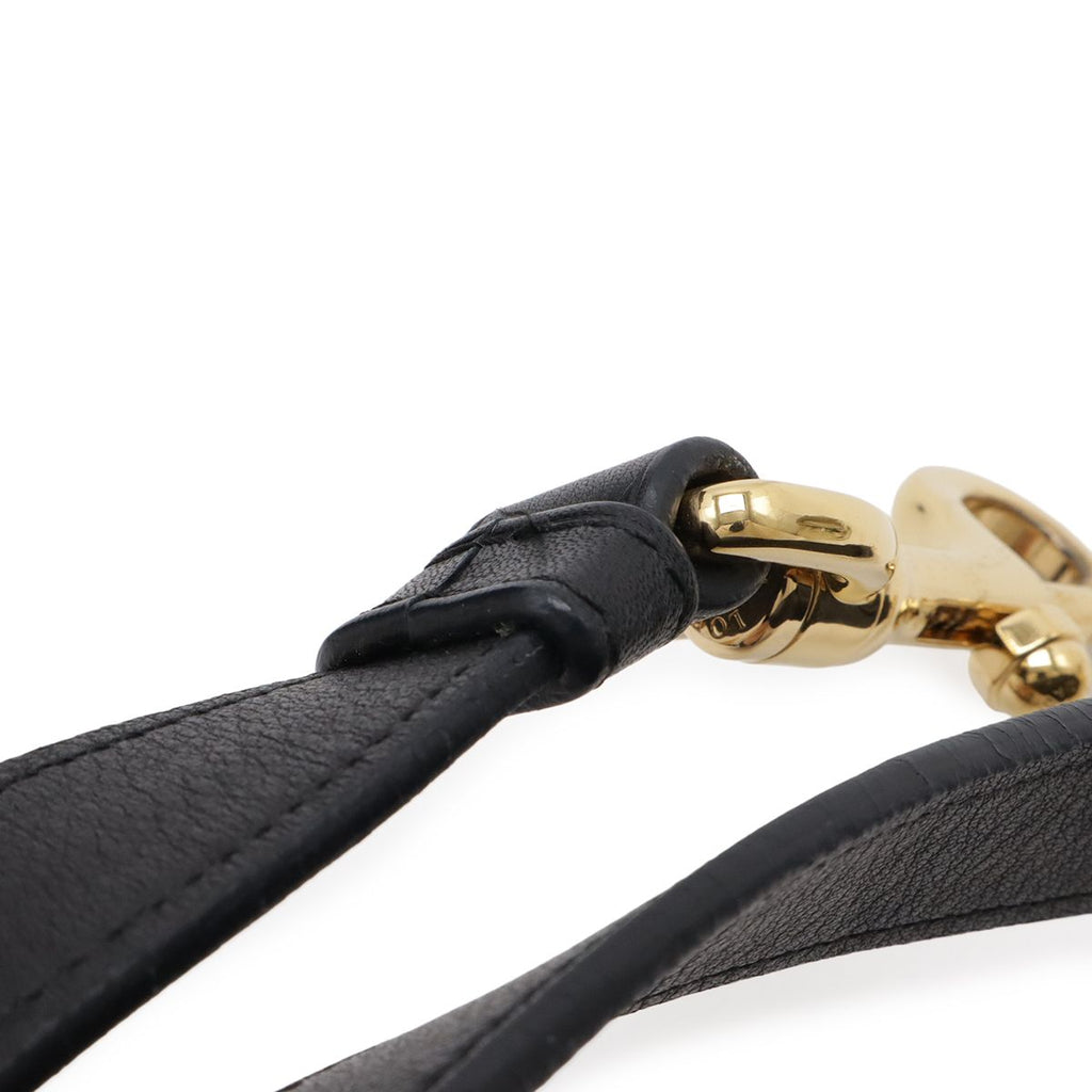 Loewe Fusta 31 Mini Boston Bag 2-Way Leather Black Gold — view 7