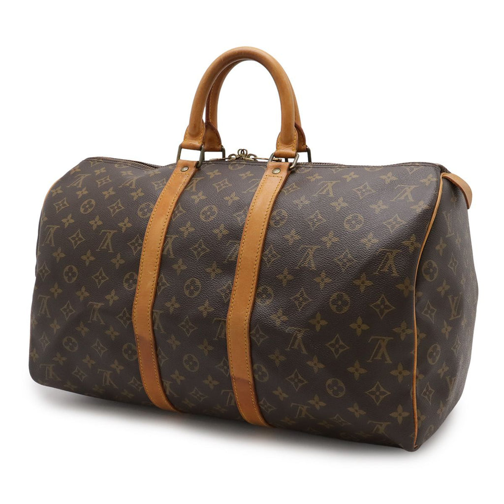 Louis Vuitton Monogram Keepall 45 Boston Bag Travel Purse — view 2