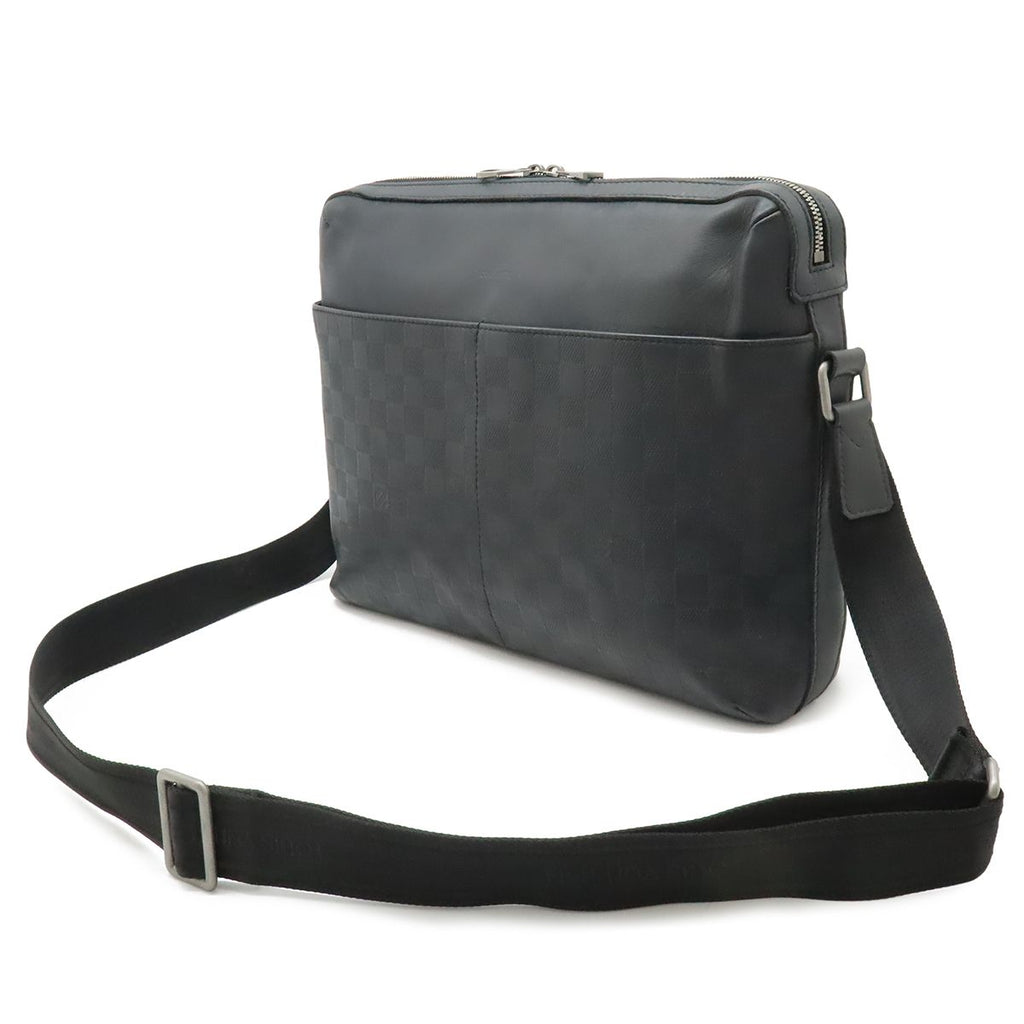 Louis Vuitton Damier Infini Calypso MM Shoulder Bag Onyx Black — view 2