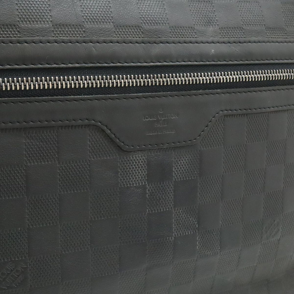 Louis Vuitton Damier Infini Calypso MM Shoulder Bag Onyx Black — view 9