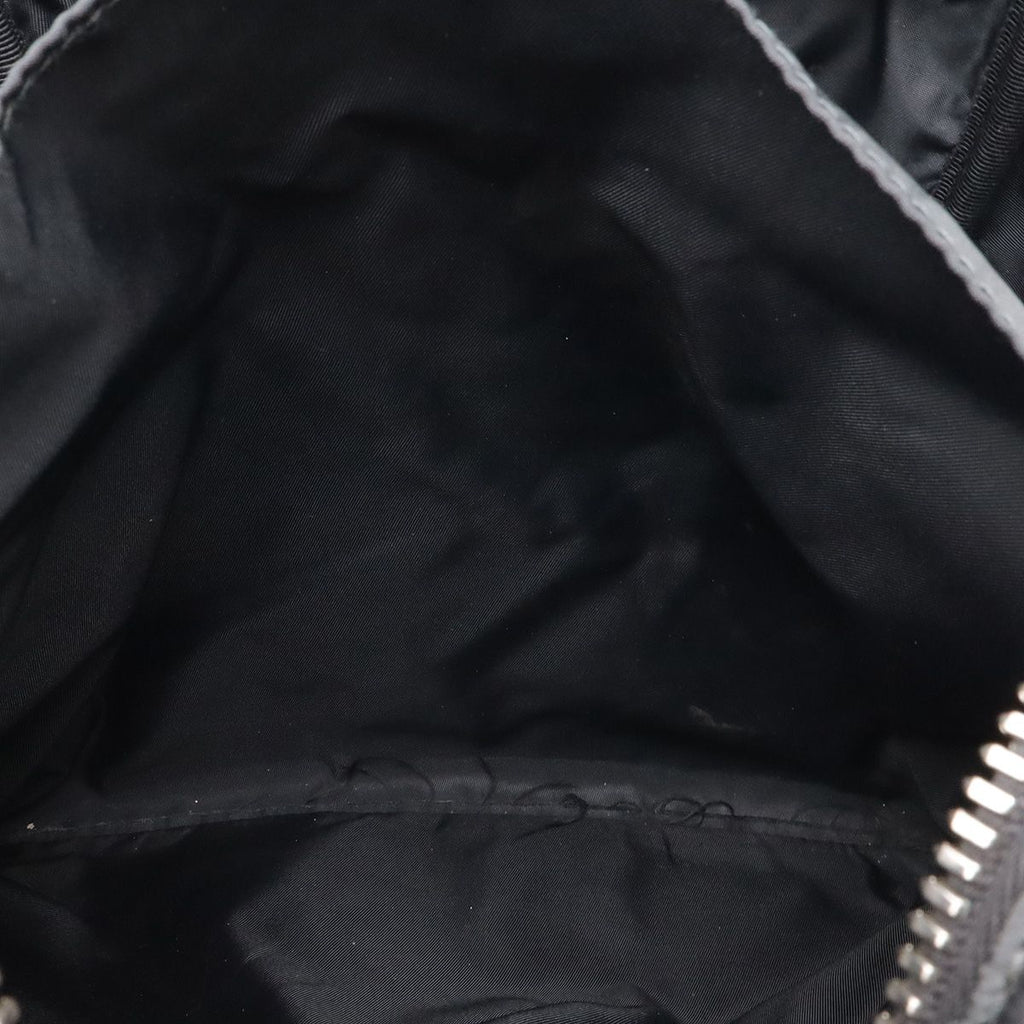 Gucci Sherry Backpack Leather Canvas Black Green Red — view 8