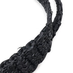 Prada Crochet Logo Tote Shoulder Black White — view 5