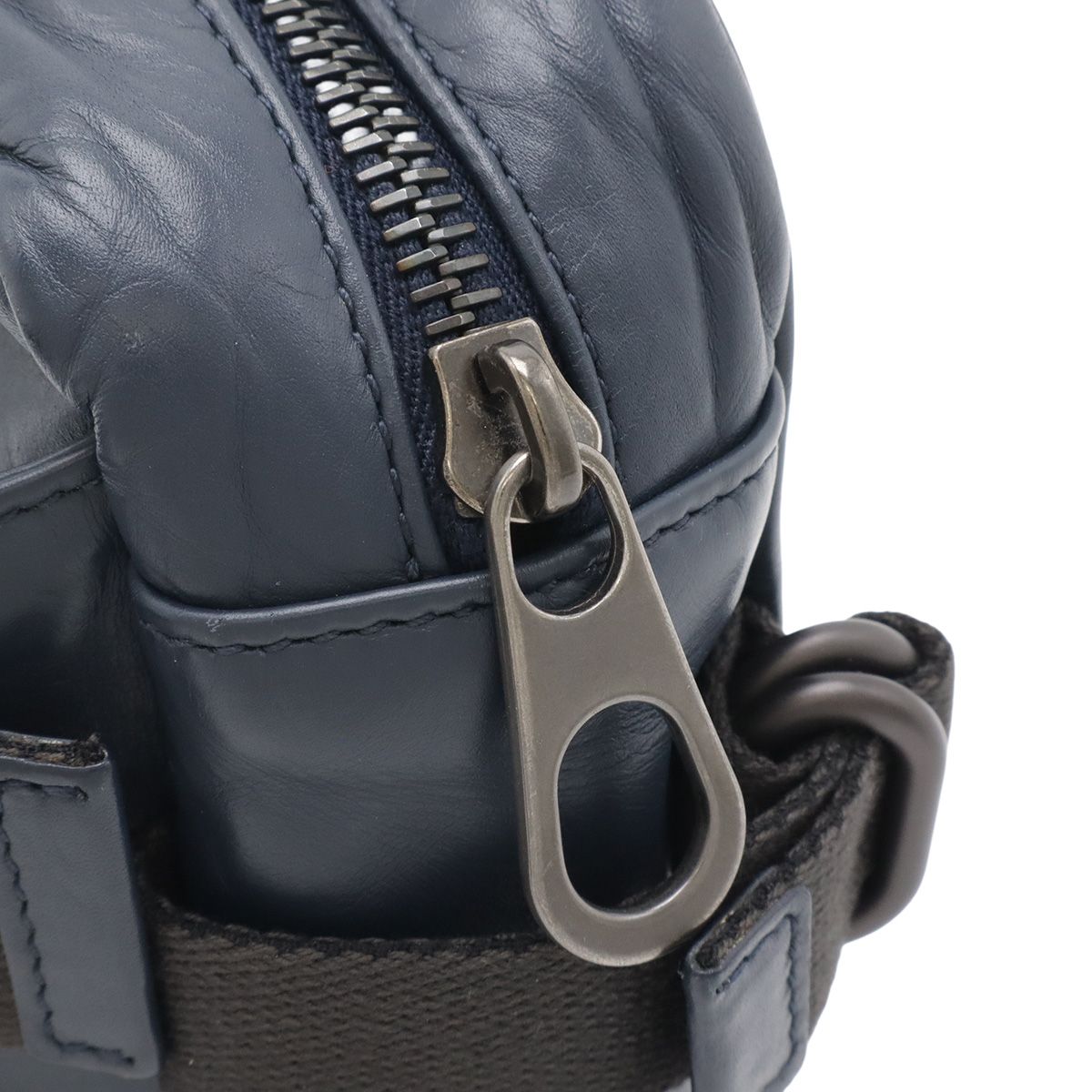 Bottega Veneta Intrecciato Belt Bag Hip Leather Navy — view 5