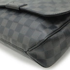 Louis Vuitton Damier Graphite District PM Shoulder Bag Black Gray — view 3