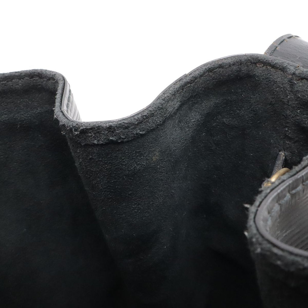 Louis Vuitton Epi Sac Depot PM Shoulder Bag Semi Leather Noir Black — view 9