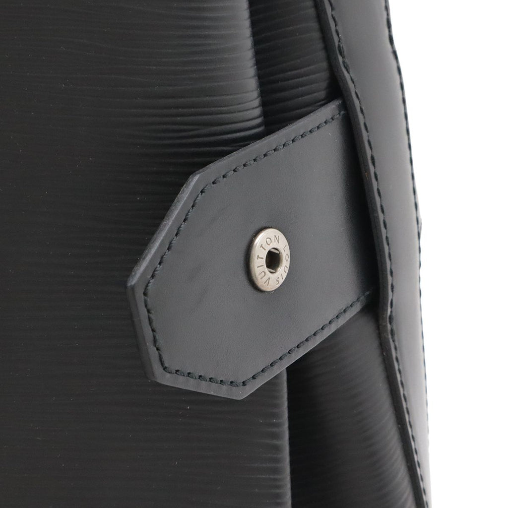 Louis Vuitton Epi Sac Depot PM Shoulder Bag Semi Leather Noir Black — view 7