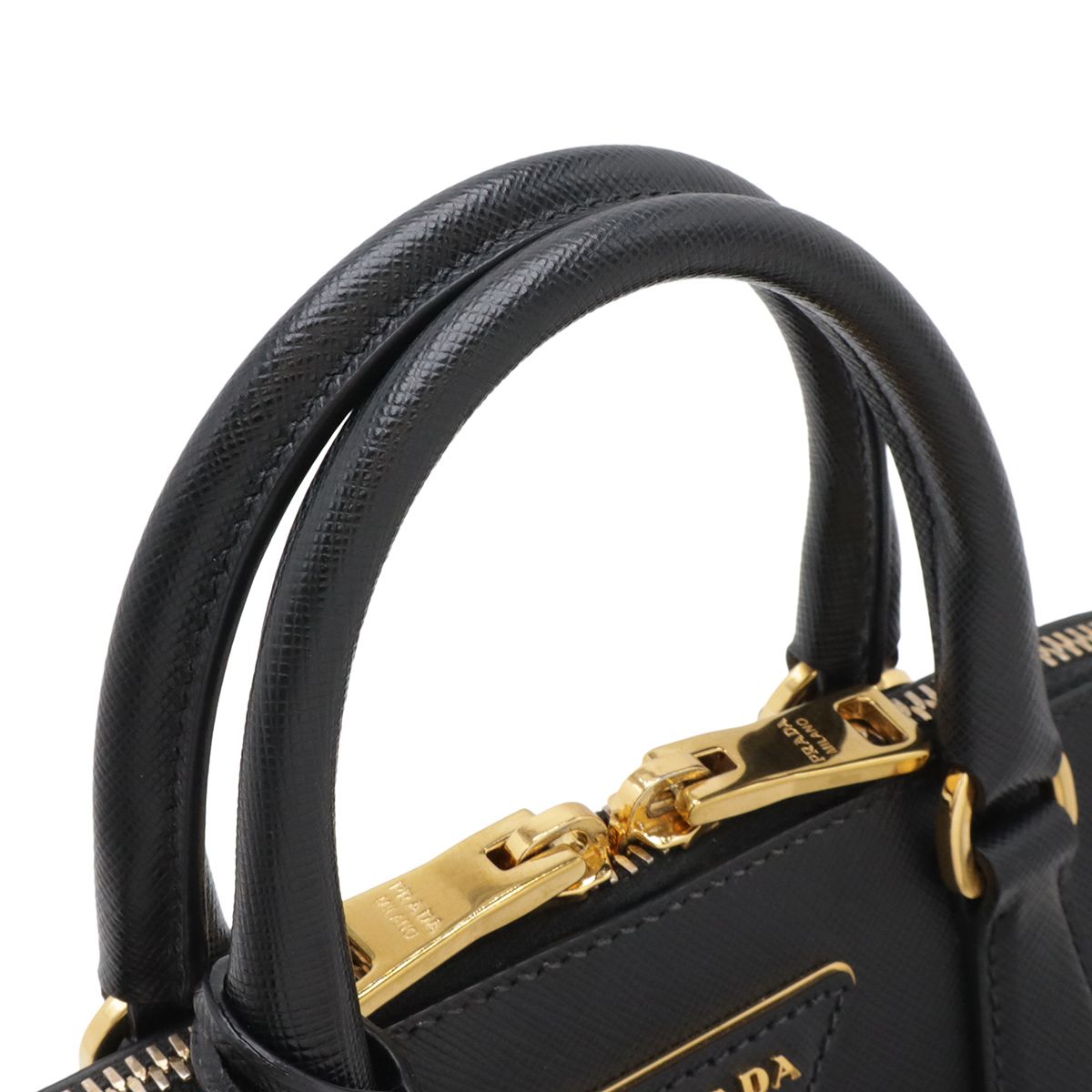Prada Promenade Triangle Logo 2-Way Shoulder Bag Saffiano Leather Nero — view 5