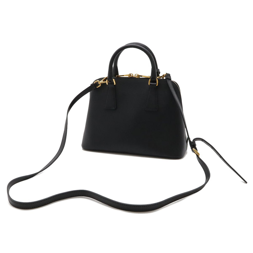 Prada Promenade Triangle Logo 2-Way Shoulder Bag Saffiano Leather Nero — view 2