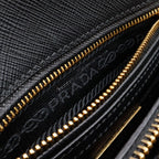 Prada Promenade Triangle Logo 2-Way Shoulder Bag Saffiano Leather Nero — view 9
