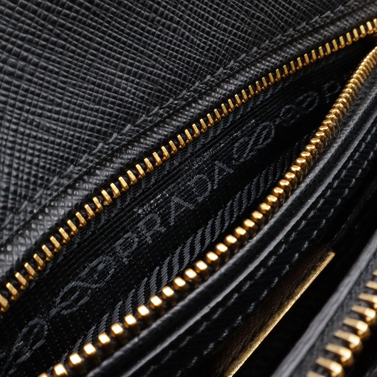 Prada Promenade Triangle Logo 2-Way Shoulder Bag Saffiano Leather Nero — view 9