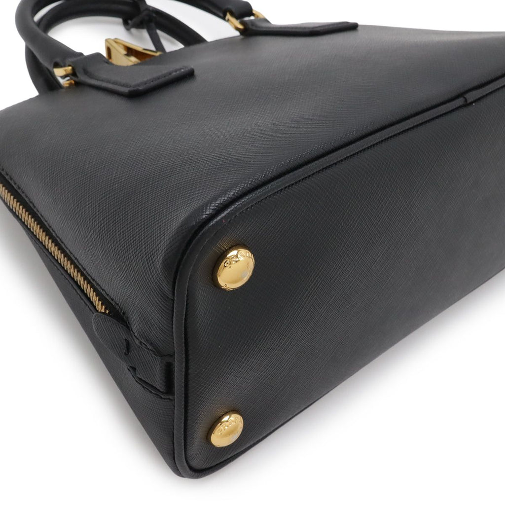 Prada Promenade Triangle Logo 2-Way Shoulder Bag Saffiano Leather Nero — view 3
