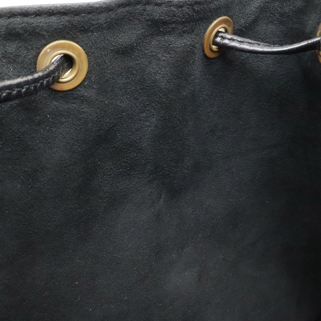 Louis Vuitton Epi Noe Shoulder Bag Semi Drawstring Noir Black — view 7