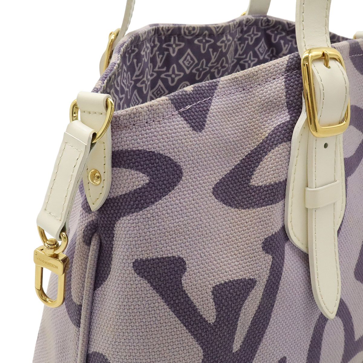 Louis Vuitton Cruise Leather Canvas Lila — view 6