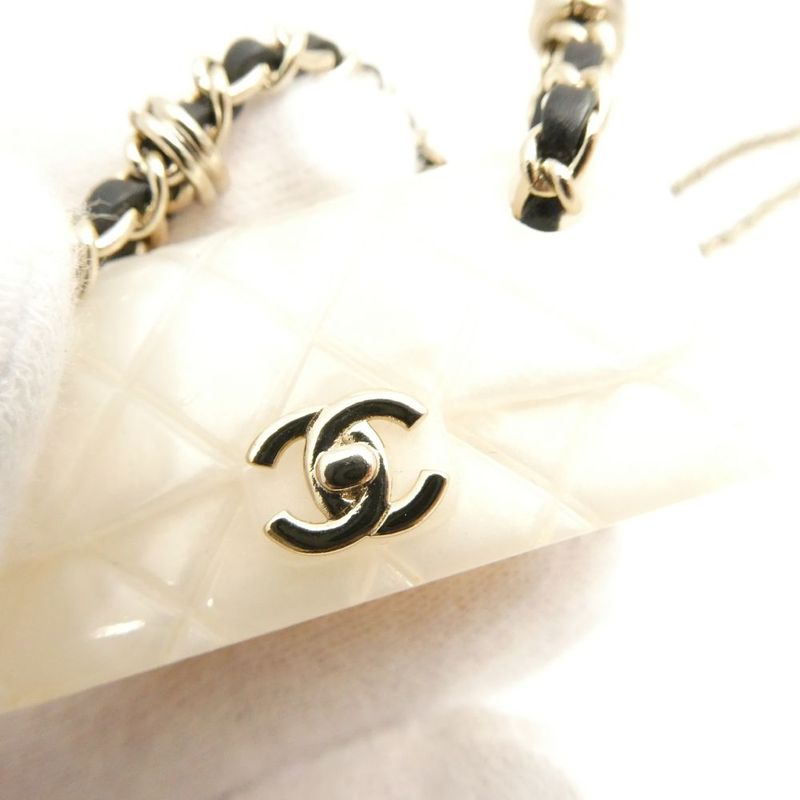 Chanel Necklace Quilted Bag Chain Pendant