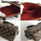 Louis Vuitton Shoulder Bag Damier Ebene Speedy Bandouliere 20 Brown — view 8