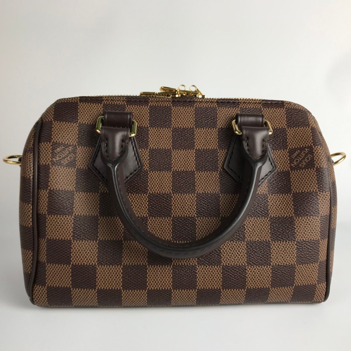 Louis Vuitton Shoulder Bag Damier Ebene Speedy Bandouliere 20 Brown — view 2