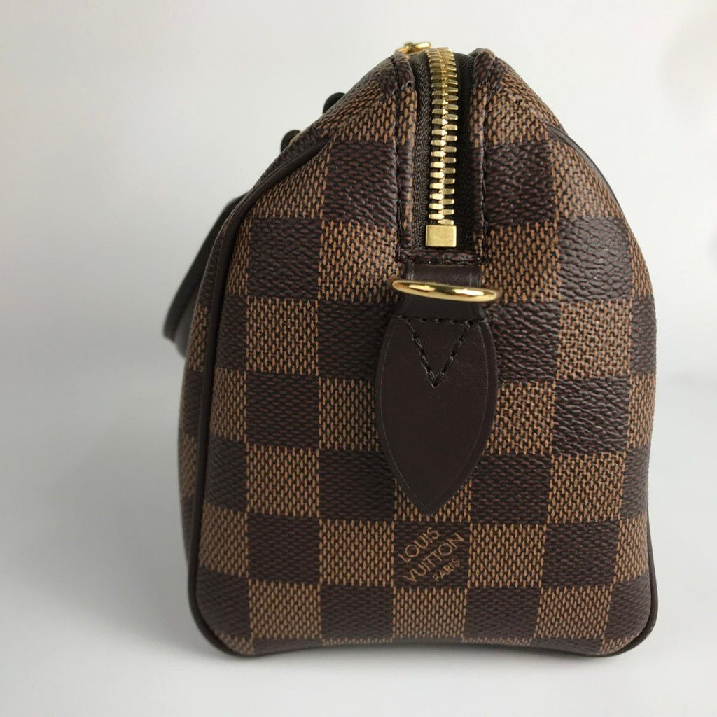 Louis Vuitton Shoulder Bag Damier Ebene Speedy Bandouliere 20 Brown — view 3