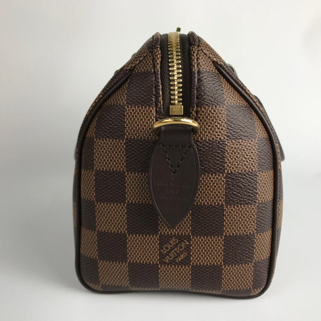 Louis Vuitton Shoulder Bag Damier Ebene Speedy Bandouliere 20 Brown — view 5