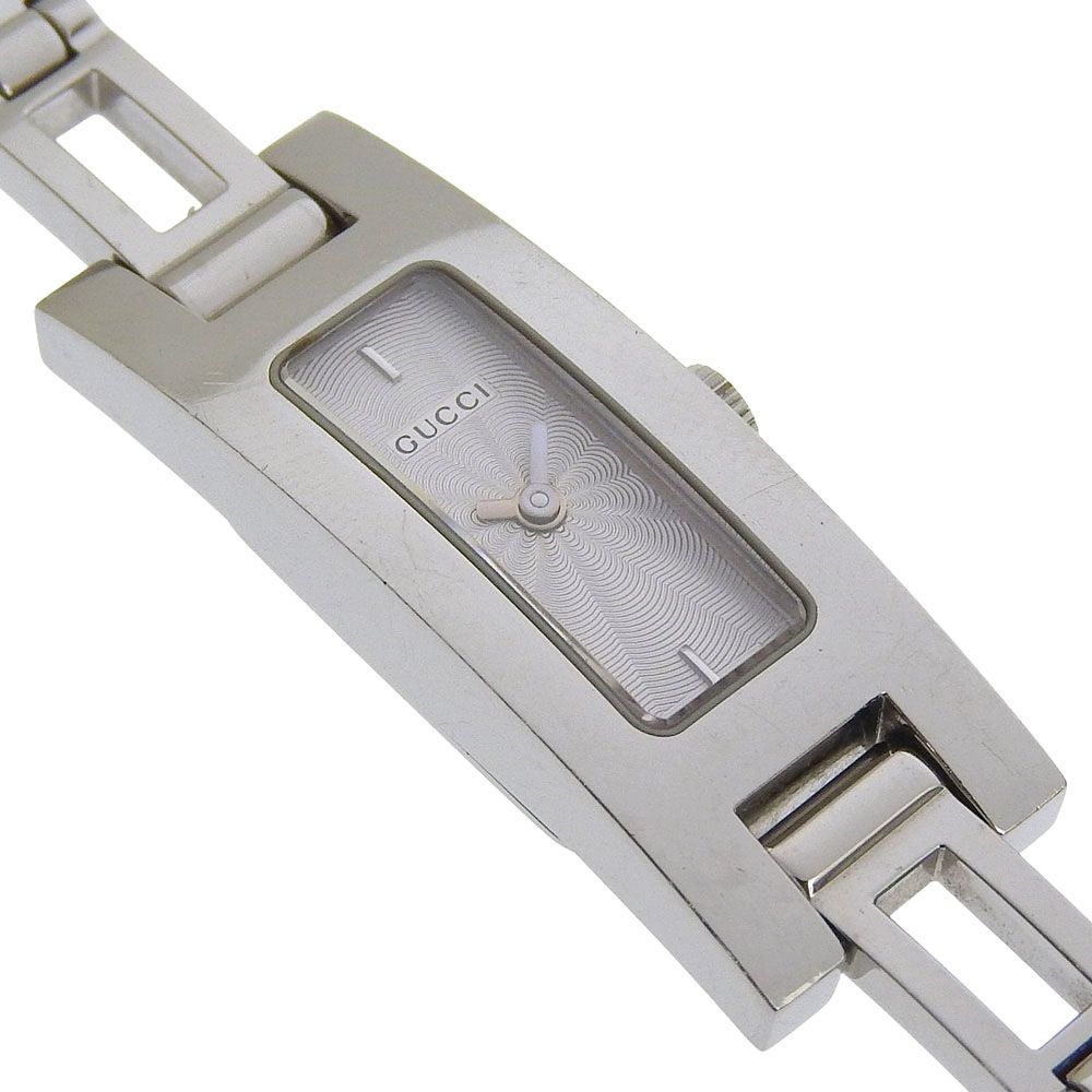 Gucci Stainless Steel Quartz Analog Display Silver Dial Watch — view 3