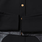 Louis Vuitton Boxy Jacket 38 Lamb Leather Trim Belt Gold Button