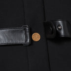 Louis Vuitton Boxy Jacket 38 Lamb Leather Trim Belt Gold Button