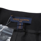 Louis Vuitton Boxy Jacket 38 Lamb Leather Trim Belt Gold Button