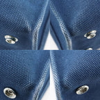 Hermes Cabas Mirror PM Medle Canvas Navy L Handbag Blue — view 4