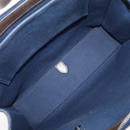 Hermes Cabas Mirror PM Medle Canvas Navy L Handbag Blue — view 6