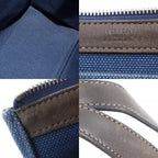 Hermes Cabas Mirror PM Medle Canvas Navy L Handbag Blue — view 8