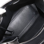 Celine Edge Bicolor Leather Black Beige Shoulder Bag — view 6