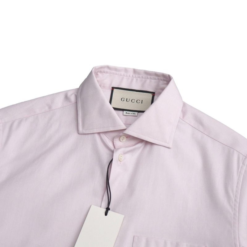 Gucci Long Sleeve Shirt 15 GG Logo Cotton