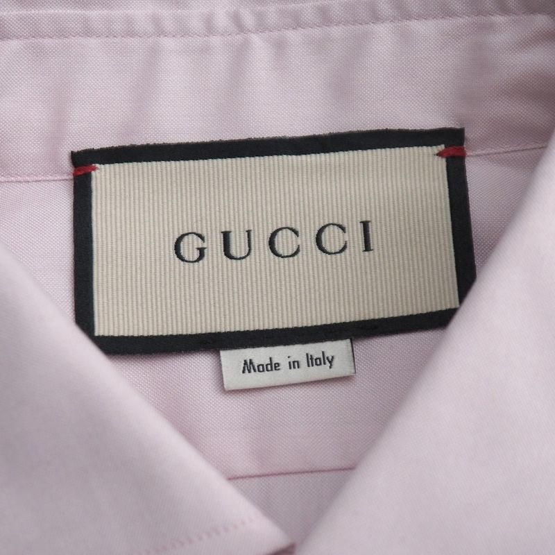 Gucci Long Sleeve Shirt 15 GG Logo Cotton