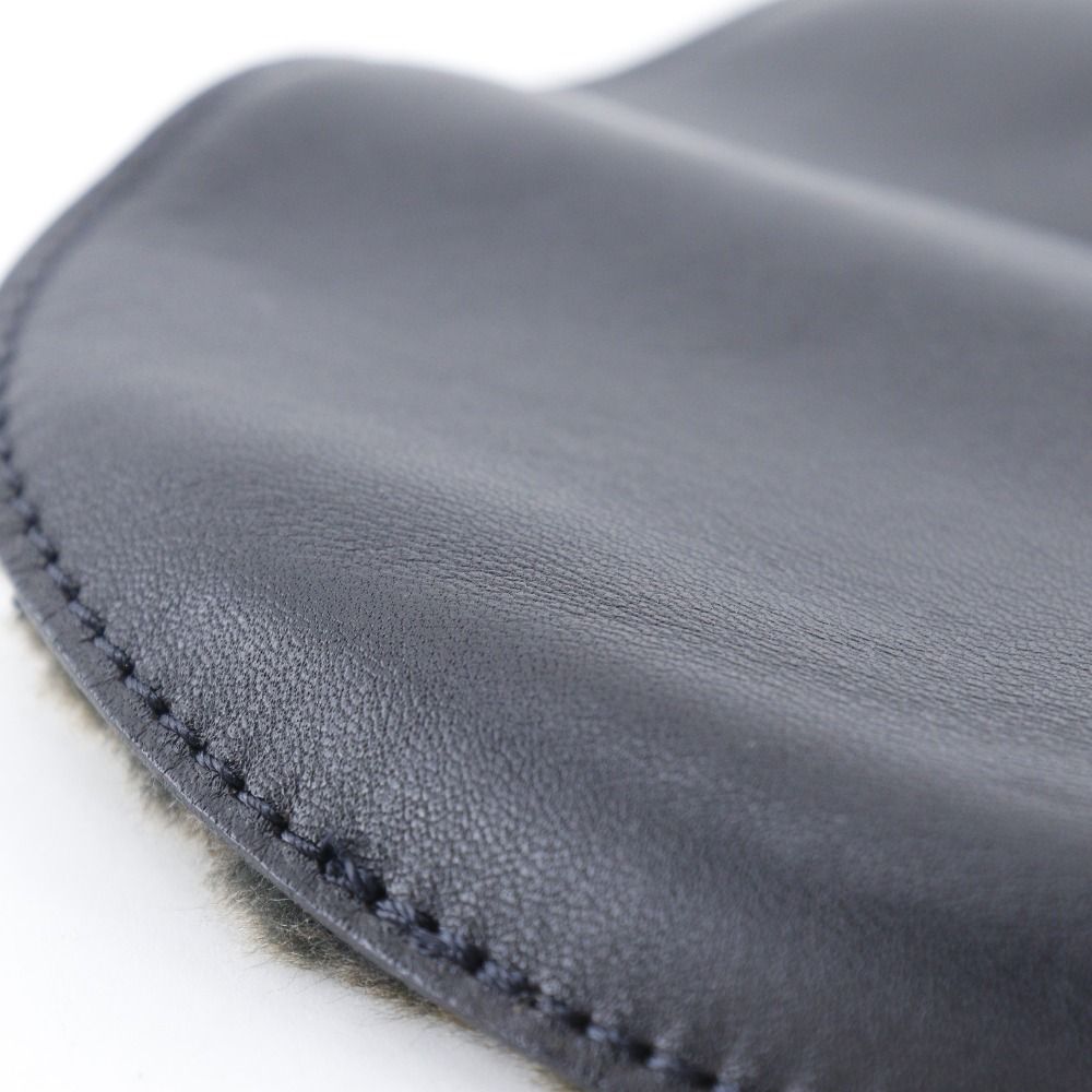 Hermes Polishing Glove Shoe Polish Polisher Leather Black Shoes Gloves — view 4