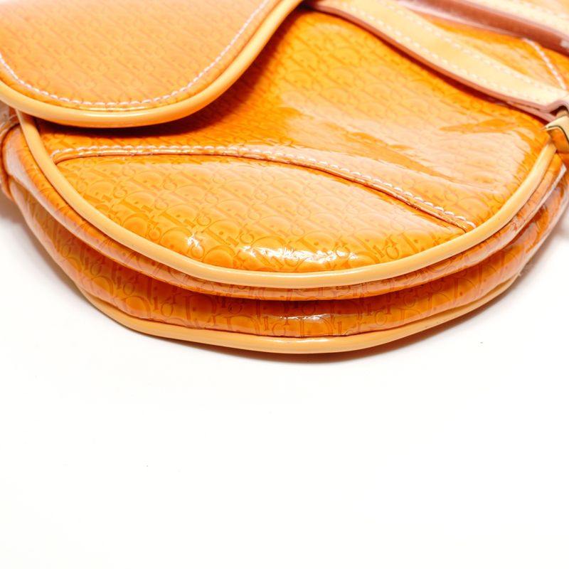 Dior Saddle Bag Patent Leather